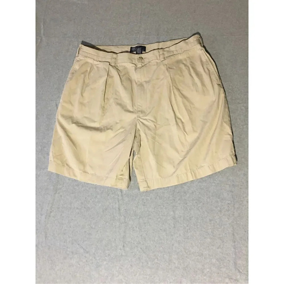 Mens Polo Ralph Lauren Shorts Size 36 Waist 8 Inch Inseam Tan Casual Summer - Picture 1 of 2